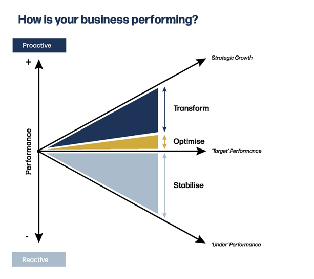 Adastra Business Performance Assessment Graph
