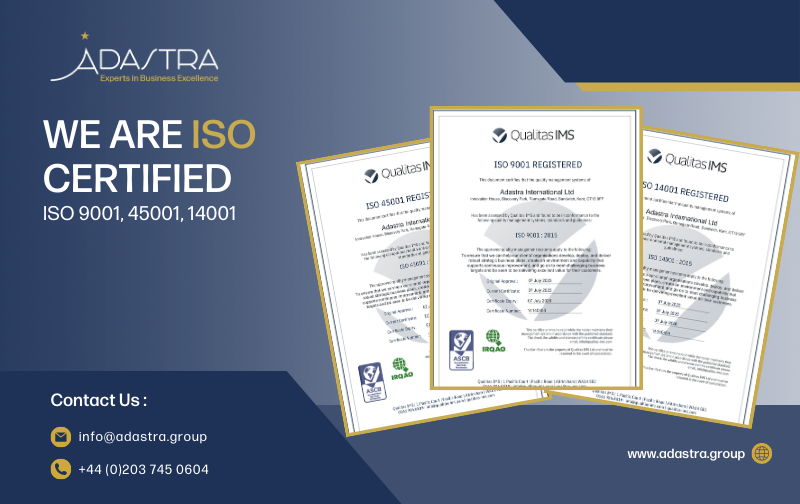 Adastra ISO certificates